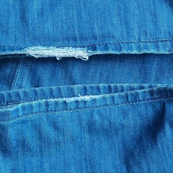 7 For All Mankind Ghost Squiggle Dojo Stretch Jeans Size 26 - Picture 10 of 10